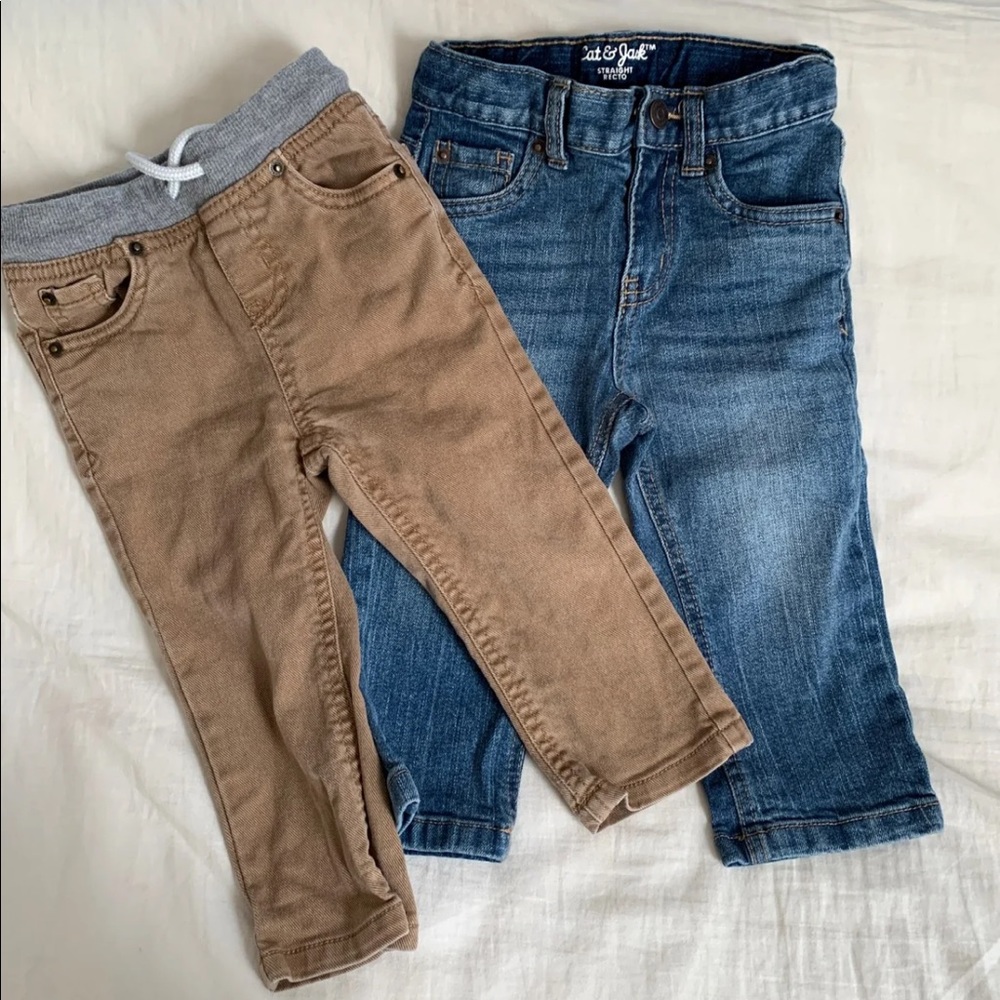 2 pairs denim